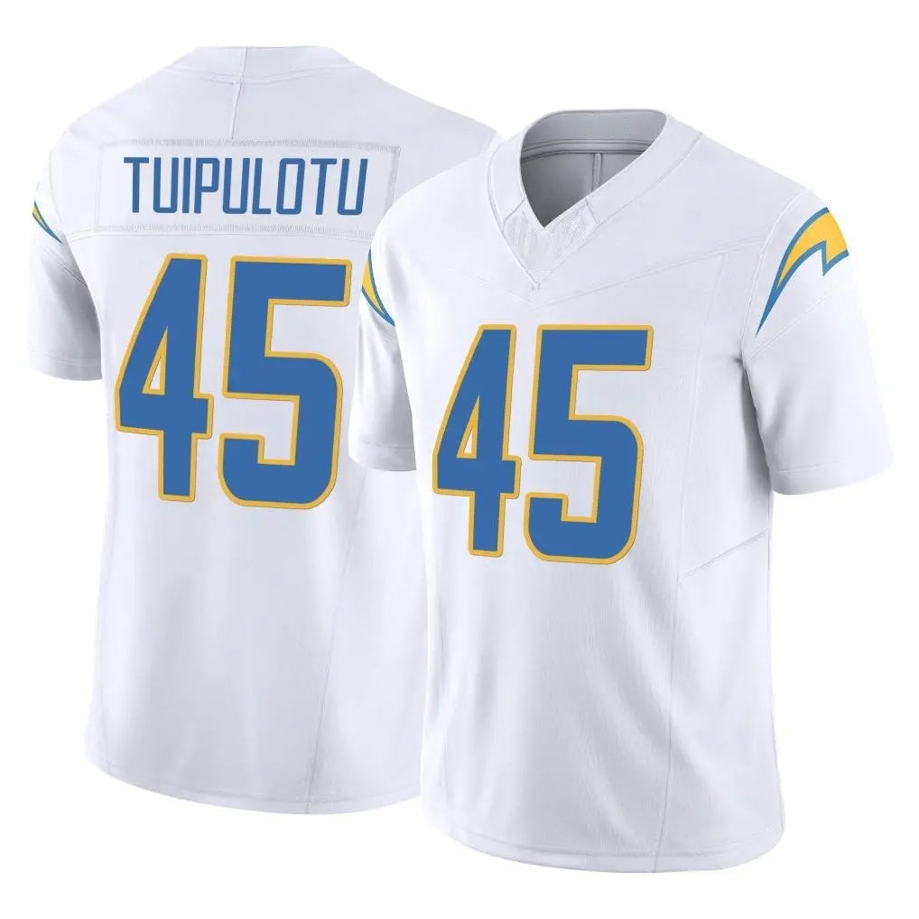 My Store LA.Chargers #45 Tuli Tuipulotu Player White Limited Vapor F.U.S.E. Home Game Stitched Jerseys