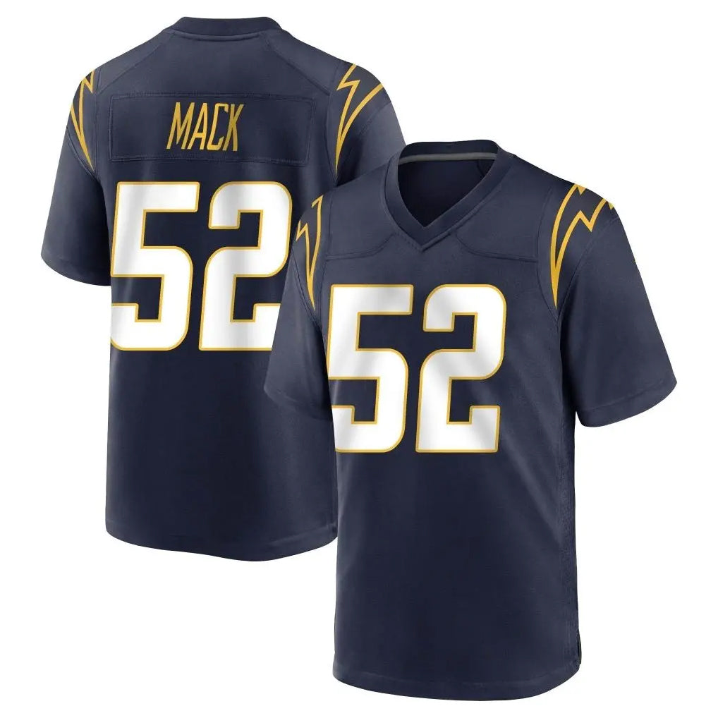 My Store LA.Chargers #52 Khalil Mack Player Navy Home Game Stitched Jerseys
