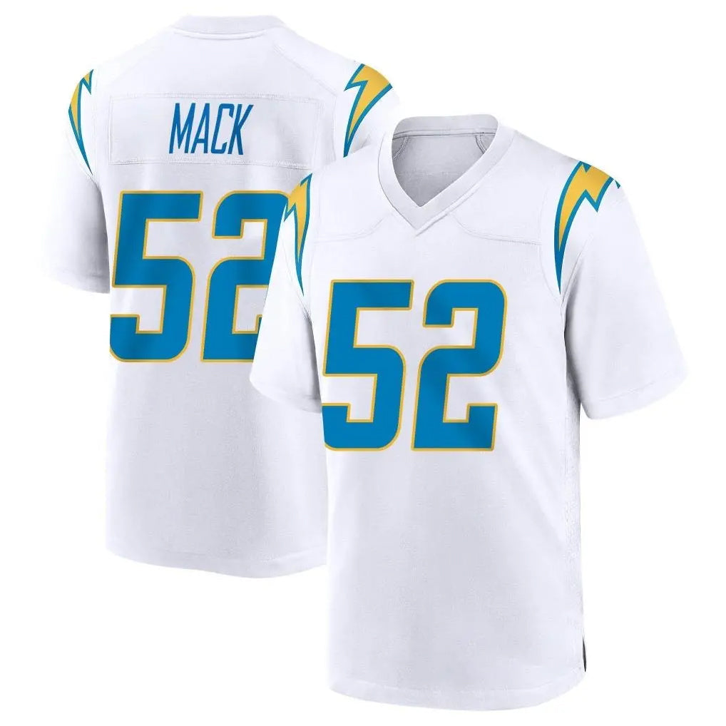 My Store LA.Chargers #52 Khalil Mack Player White Home Game Stitched Jerseys