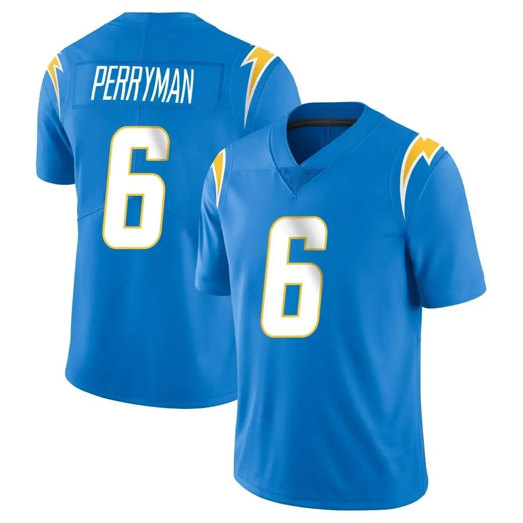 My Store LA.Chargers #6 Denzel Perryman Player Blue Limited Vapor Untouchable Home Game Stitched Jerseys