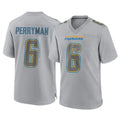 My Store LA.Chargers #6 Denzel Perryman Player Gray Atmosphere Fashion Home Game Stitched Jerseys