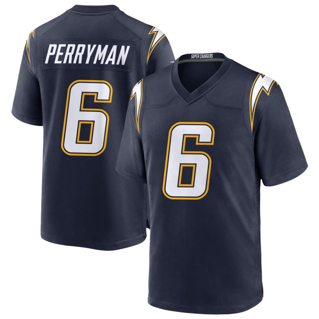 My Store LA.Chargers #6 Denzel Perryman Player Navy Alternate Home Game Stitched Jerseys