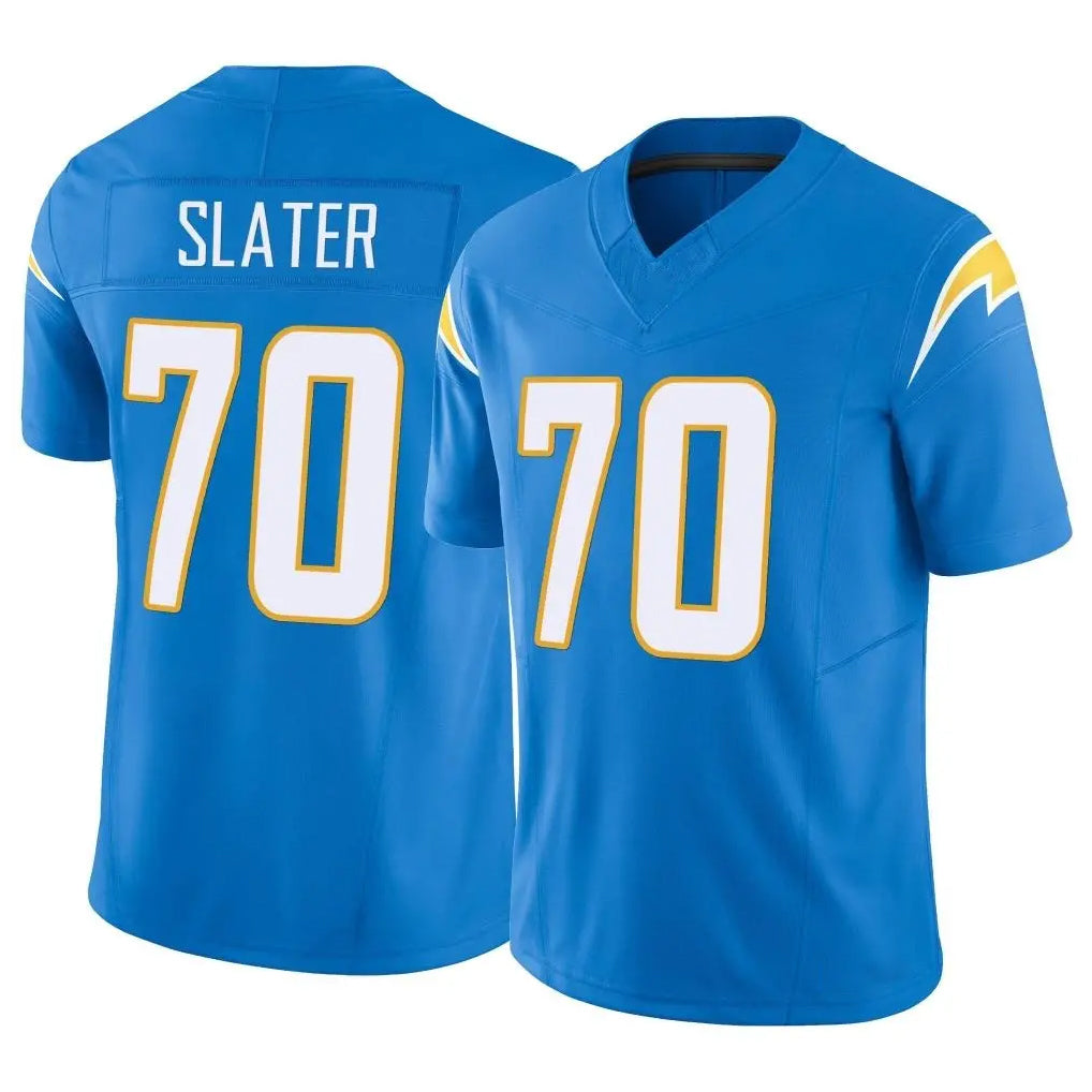My Store LA.Chargers #70 Rashawn Slater Player Blue Limited Vapor F.U.S.E. Home Game Stitched Jerseys