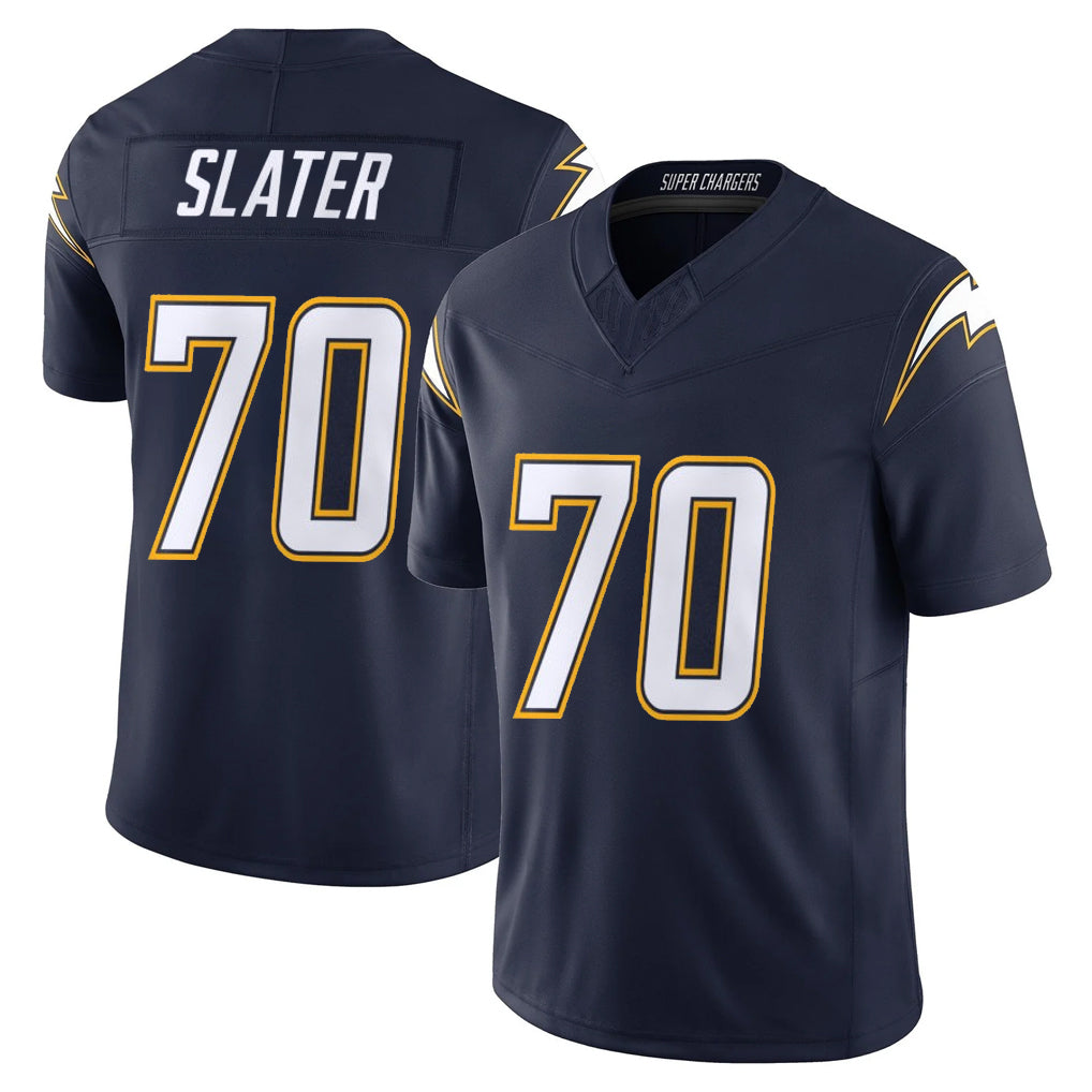 My Store LA.Chargers #70 Rashawn Slater Player Navy Vapor F.U.S.E. Limited Home Game Stitched Jerseys