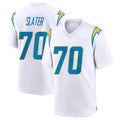 My Store LA.Chargers #70 Rashawn Slater Player White Home Game Stitched Jerseys