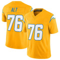 My Store LA.Chargers #76 Joe Alt Player Gold Limited Vapor F.U.S.E. Home Game Stitched Jerseys