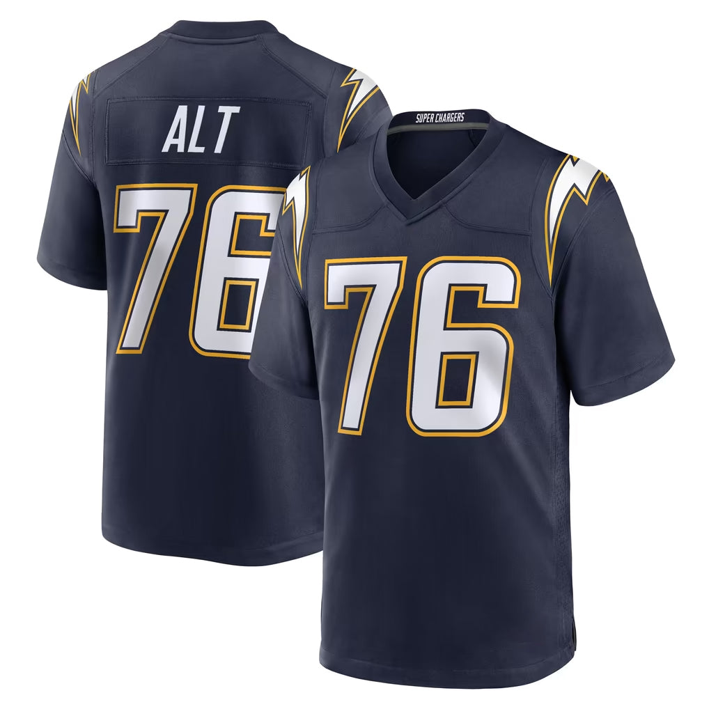My Store LA.Chargers #76 Joe Alt Player Navy Alternate Home Game Stitched Jerseys