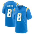 My Store LA.Chargers #8 Omarion Hampton Player Blue Home Game Stitched Jerseys