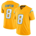 My Store LA.Chargers #8 Omarion Hampton Player Gold Limited Vapor F.U.S.E. Home Game Stitched Jerseys