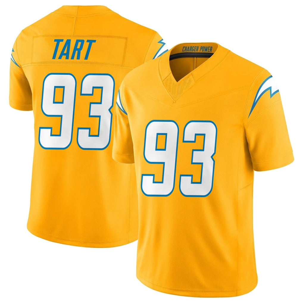 My Store LA.Chargers #93 Teair Tart Player Gold Limited Vapor F.U.S.E. Home Game Stitched Jerseys