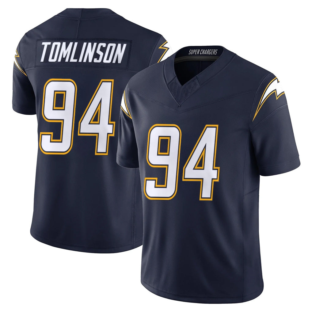 My Store LA.Chargers #94 Dalvin Tomlinson Player Navy Vapor F.U.S.E. Limited Home Game Stitched Jerseys