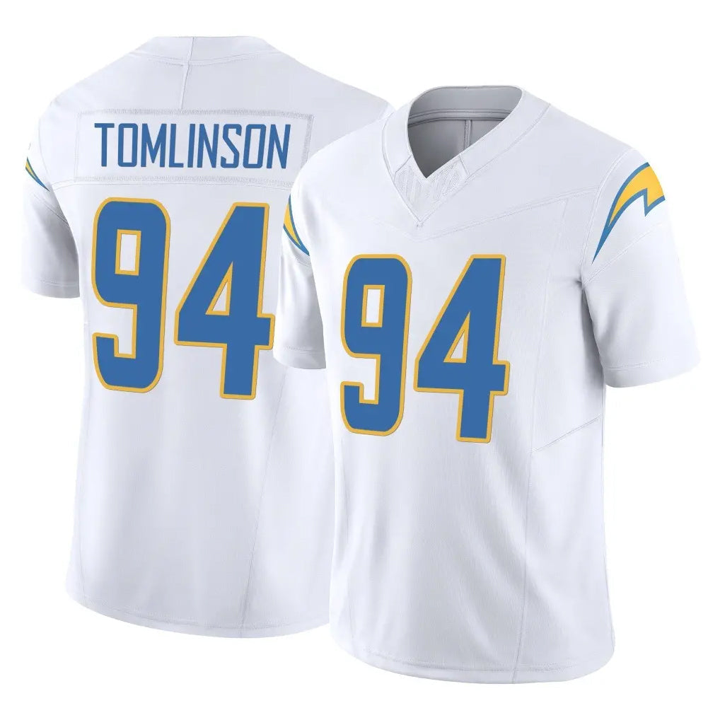 My Store LA.Chargers #94 Dalvin Tomlinson Player White Limited Vapor F.U.S.E. Home Game Stitched Jerseys