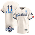 My Store LA.Dodgers #11 Roki Sasaki Player Cream World Series City Connect Limited Home Stitched Jerseys