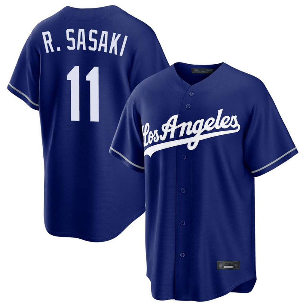 My Store LA.Dodgers #11 Roki Sasaki Player Royal Game Stitched Jerseys