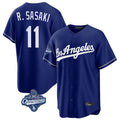 My Store LA.Dodgers #11 Roki Sasaki Player Royal World Series Meet Game Stitched Jerseys