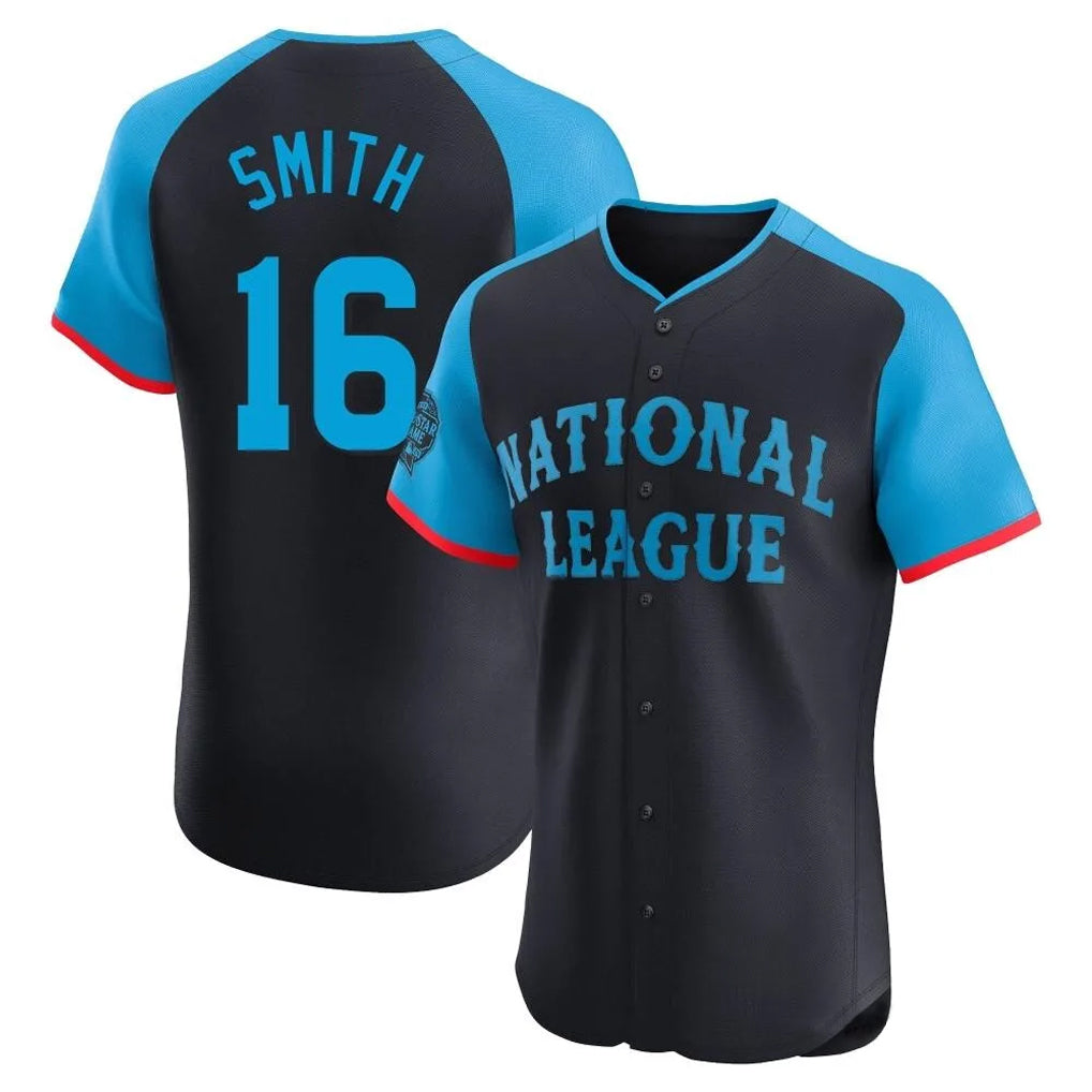 My Store LA.Dodgers #16 Will Smith Player Black National League All-Star Limited Elite Home Stitched Jerseys