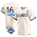 My Store LA.Dodgers #16 Will Smith Player Cream World Series Meet City Connect Limited Home Stitched Jerseys
