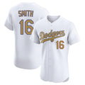 My Store LA.Dodgers #16 Will Smith Player Gold Limited Elite Home Stitched Jerseys