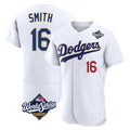 My Store LA.Dodgers #16 Will Smith Player Gold White World Series 2026 Collection Stadium Limited Elite Stitched Jerseys