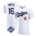 My Store LA.Dodgers #16 Will Smith Player Gold White World Series Meet 2026 Collection Stadium Limited Elite Stitched Jerseys