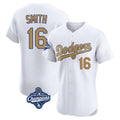 My Store LA.Dodgers #16 Will Smith Player Gold World Series Meet Limited Elite Home Stitched Jerseys