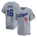 My Store LA.Dodgers #16 Will Smith Player Gray Limited Home Stitched Jerseys