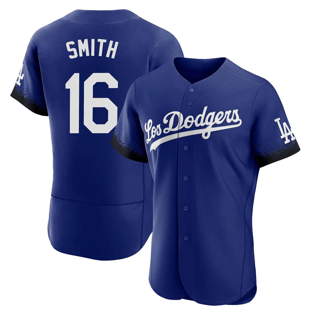 My Store LA.Dodgers #16 Will Smith Player Royal City Connect Elite Home Stitched Jerseys