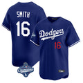 My Store LA.Dodgers #16 Will Smith Player Royal World Series Meet Limited Home Stitched Jerseys