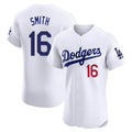 My Store LA.Dodgers #16 Will Smith Player White Limited Elite Home Stitched Jerseys