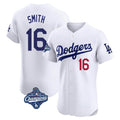 My Store LA.Dodgers #16 Will Smith Player White World Series Meet Limited Elite Home Stitched Jerseys