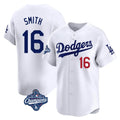 My Store LA.Dodgers #16 Will Smith Player White World Series Meet Limited Home Stitched Jerseys