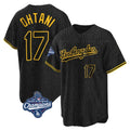 My Store LA.Dodgers #17 Shohei Ohtani Player Black Gold World Series Meet Limited Home Stitched Jerseys