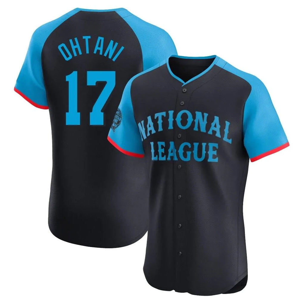My Store LA.Dodgers #17 Shohei Ohtani Player Black National League All-Star Limited Elite Home Stitched Jerseys