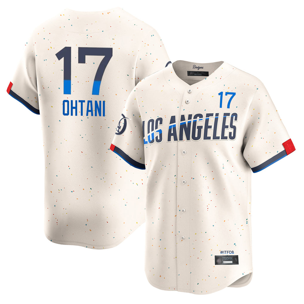 My Store LA.Dodgers #17 Shohei Ohtani Player Cream City Connect Limited Home Stitched Jerseys