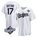 My Store LA.Dodgers #17 Shohei Ohtani Player Gold White World Series 2026 Collection Stadium Game Stitched Jerseys