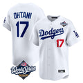 My Store LA.Dodgers #17 Shohei Ohtani Player White World Series Limited Home Stitched Jerseys