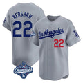 My Store LA.Dodgers #22 Clayton Kershaw Player Gray World Series Meet Limited Home Stitched Jerseys