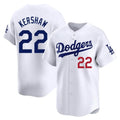 My Store LA.Dodgers #22 Clayton Kershaw Player White Limited Home Stitched Jerseys