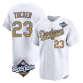 My Store LA.Dodgers #23 Kyle Tucker Player Gold World Series Collection Limited Home Stitched Jerseys
