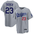 My Store LA.Dodgers #23 Kyle Tucker Player Gray Game Home Stitched Jerseys