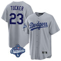 My Store LA.Dodgers #23 Kyle Tucker Player Gray World Series Meet Game Stitched Jerseys