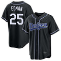 My Store LA.Dodgers #25 Tommy Edman Player Black Carbon Limited Home Stitched Jerseys