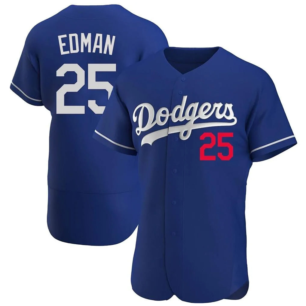 My Store LA.Dodgers #25 Tommy Edman Player Royal Limited Elite Home Stitched Jerseys