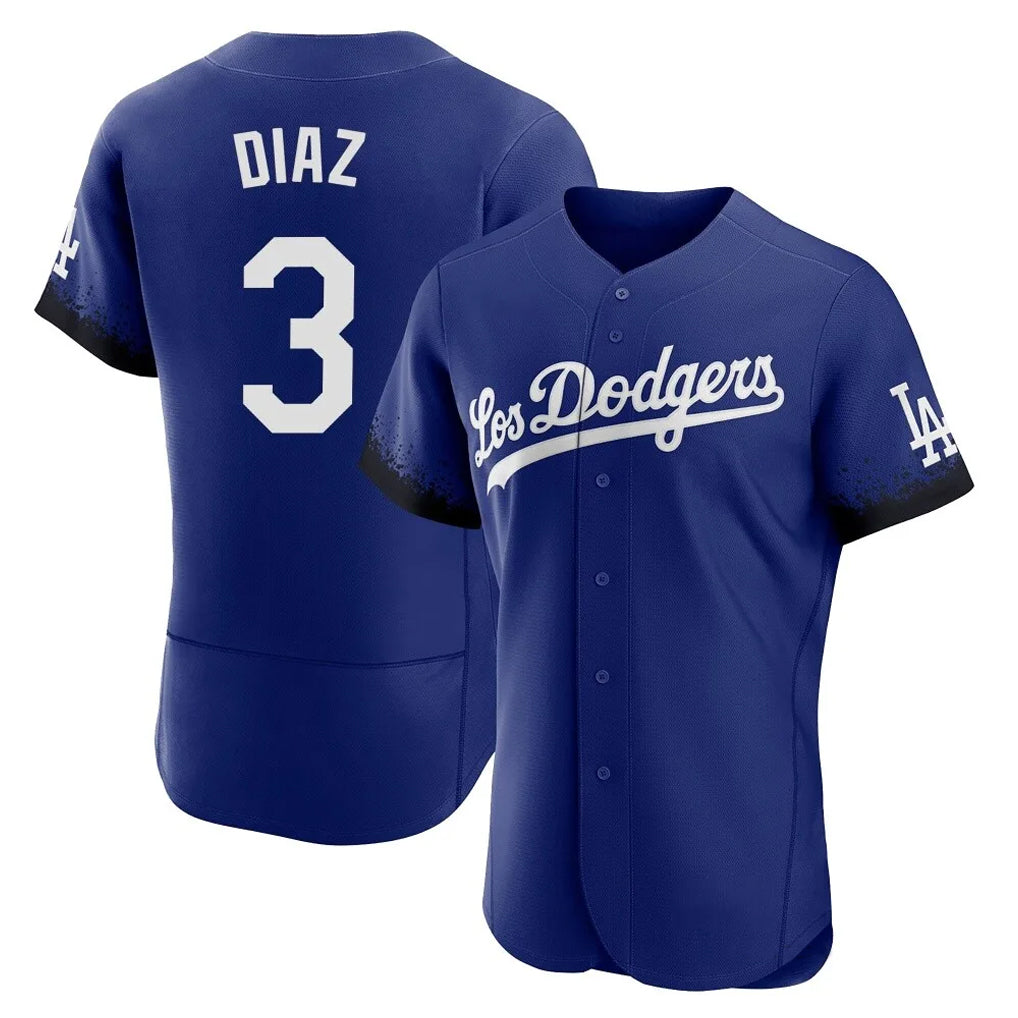 My Store LA.Dodgers #3 Edwin D¨ªaz Player Royal City Connect Elite Home Stitched Jerseys