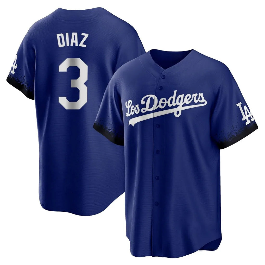 My Store LA.Dodgers #3 Edwin D¨ªaz Player Royal City Connect Home Game Stitched Jerseys
