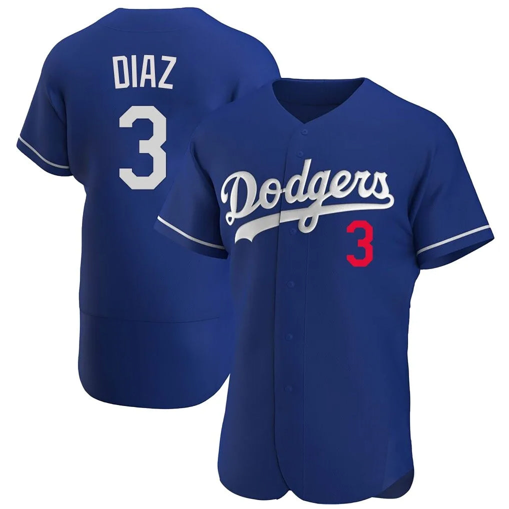 My Store LA.Dodgers #3 Edwin D¨ªaz Player Royal Limited Elite Home Stitched Jerseys