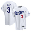 My Store LA.Dodgers #3 Edwin D¨ªaz Player White Home Game Stitched Jerseys