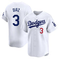 My Store LA.Dodgers #3 Edwin D¨ªaz Player White Limited Home Stitched Jerseys