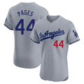 My Store LA.Dodgers #44 Andy Pages Player Gray Limited Elite Home Stitched Jerseys