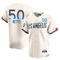 My Store LA.Dodgers #50 Mookie Betts Player Cream City Connect Limited Home Stitched Jerseys